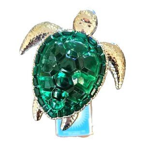 Bath & Body Works Green Gem Crystal Sea Turtle Wallflower Plug & Nightlight